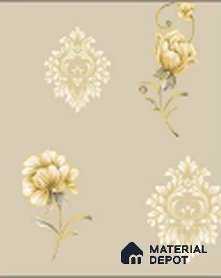 KA 7044 | 10 Meter x 20.86 Inches Florals Look PVC Wallpaper - 56.94 Sq. Ft | Minimum 15% wastage during installation