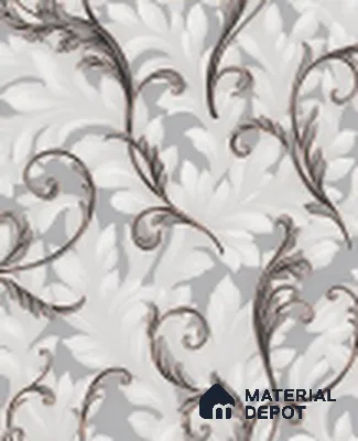 KA 7046 | 10 Meter x 20.86 Inches Florals Look PVC Wallpaper - 56.94 Sq. Ft | Minimum 15% wastage during installation