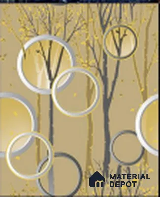 KA 7054 | 10 Meter x 20.86 Inches Patterned Look PVC Wallpaper - 56.94 Sq. Ft | Minimum 15% wastage during installation