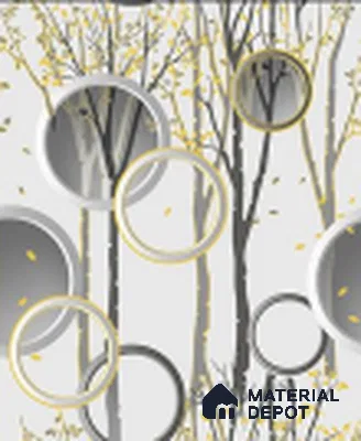 KA 7057 | 10 Meter x 20.86 Inches Patterned Look PVC Wallpaper - 56.94 Sq. Ft | Minimum 15% wastage during installation