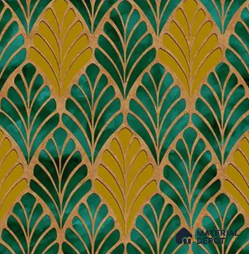 RG7011 | 10 Meter x 20.86 Inches Florals Look PVC Wallpaper - 56.94 Sq. Ft | Minimum 15% wastage during installation