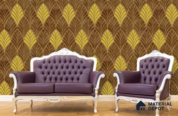 RG7012 | 10 Meter x 20.86 Inches Florals Look PVC Wallpaper - 56.94 Sq. Ft | Minimum 15% wastage during installation