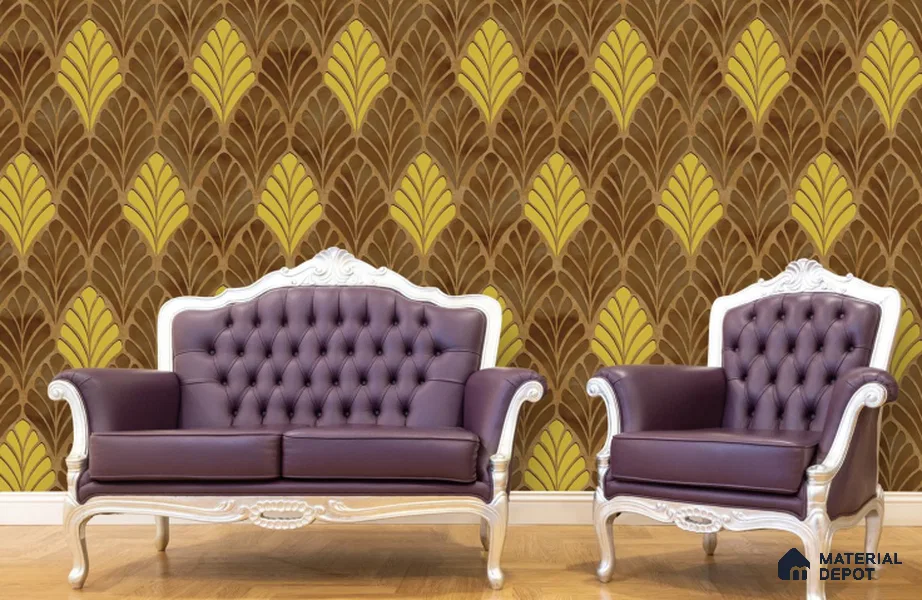 RG7012 | 10 Meter x 20.86 Inches Florals Look PVC Wallpaper - 56.94 Sq. Ft | Minimum 15% wastage during installation