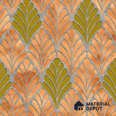 RG7014 | 10 Meter x 20.86 Inches Florals Look PVC Wallpaper - 56.94 Sq. Ft | Minimum 15% wastage during installation