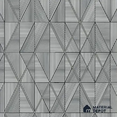 RG7021 | 10 Meter x 20.86 Inches Geometric Look PVC Wallpaper - 56.94 Sq. Ft | Minimum 15% wastage during installation