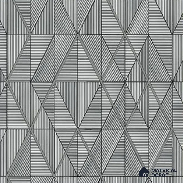 RG7021 | 10 Meter x 20.86 Inches Geometric Look PVC Wallpaper - 56.94 Sq. Ft | Minimum 15% wastage during installation
