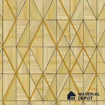 RG7022 | 10 Meter x 20.86 Inches Geometric Look PVC Wallpaper - 56.94 Sq. Ft | Minimum 15% wastage during installation