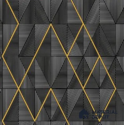 RG7024 | 10 Meter x 20.86 Inches Geometric Look PVC Wallpaper - 56.94 Sq. Ft | Minimum 15% wastage during installation