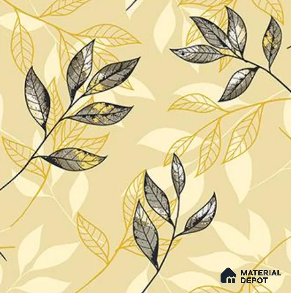 RG7025 | 10 Meter x 20.86 Inches Florals Look PVC Wallpaper - 56.94 Sq. Ft | Minimum 15% wastage during installation