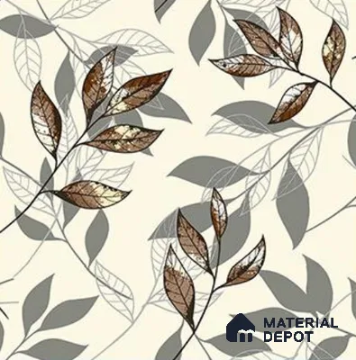 RG7026 | 10 Meter x 20.86 Inches Florals Look PVC Wallpaper - 56.94 Sq. Ft | Minimum 15% wastage during installation
