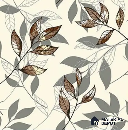 RG7026 | 10 Meter x 20.86 Inches Florals Look PVC Wallpaper - 56.94 Sq. Ft | Minimum 15% wastage during installation