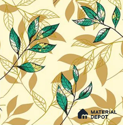 RG7028 | 10 Meter x 20.86 Inches Florals Look PVC Wallpaper - 56.94 Sq. Ft | Minimum 15% wastage during installation