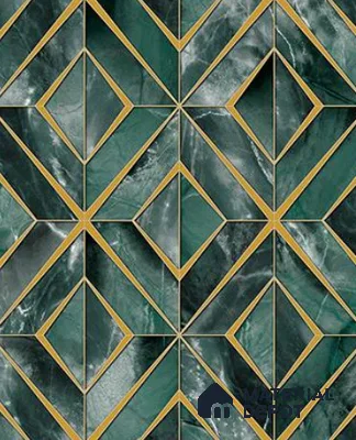 RG7031 | 10 Meter x 20.86 Inches Geometric Look PVC Wallpaper - 56.94 Sq. Ft | Minimum 15% wastage during installation