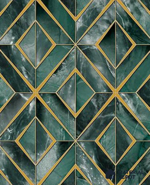 RG7031 | 10 Meter x 20.86 Inches Geometric Look PVC Wallpaper - 56.94 Sq. Ft | Minimum 15% wastage during installation