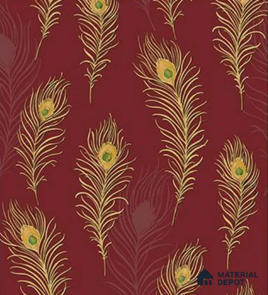 RG7035 | 10 Meter x 20.86 Inches Patterned Look PVC Wallpaper - 56.94 Sq. Ft | Minimum 15% wastage during installation