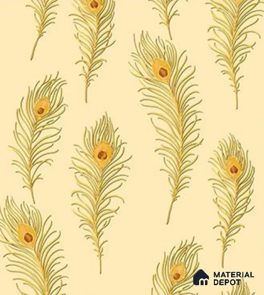 RG7036 | 10 Meter x 20.86 Inches Patterned Look PVC Wallpaper - 56.94 Sq. Ft | Minimum 15% wastage during installation