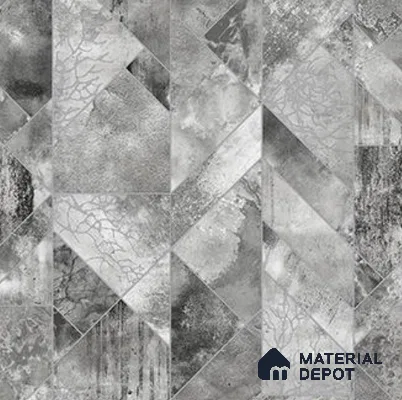 RG7041 | 10 Meter x 20.86 Inches Geometric Look PVC Wallpaper - 56.94 Sq. Ft | Minimum 15% wastage during installation