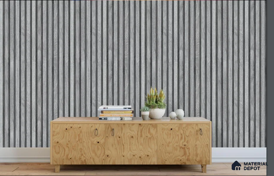 RG7047 | 10 Meter x 20.86 Inches Wood Look PVC Wallpaper - 56.94 Sq. Ft | Minimum 15% wastage during installation