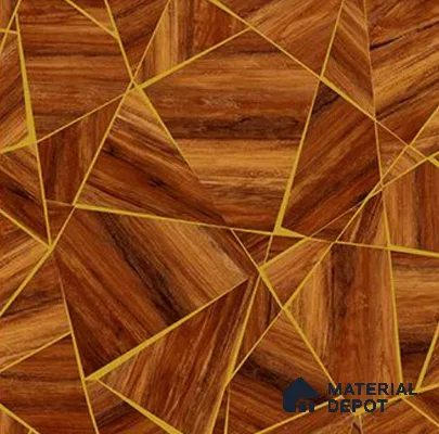 RG7056 | 10 Meter x 20.86 Inches Geometric Look PVC Wallpaper - 56.94 Sq. Ft | Minimum 15% wastage during installation