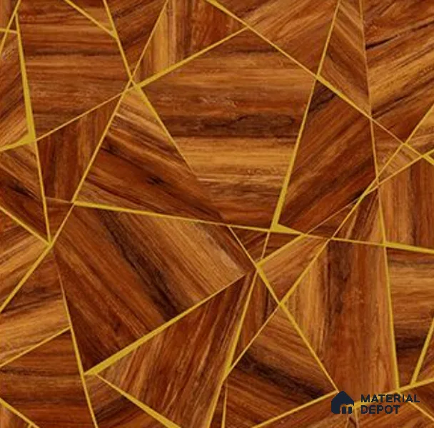RG7056 | 10 Meter x 20.86 Inches Geometric Look PVC Wallpaper - 56.94 Sq. Ft | Minimum 15% wastage during installation