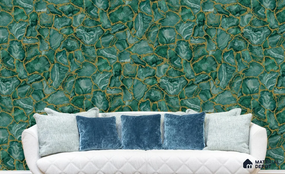 RG7058 | 10 Meter x 20.86 Inches Abstract Look PVC Wallpaper - 56.94 Sq. Ft | Minimum 15% wastage during installation