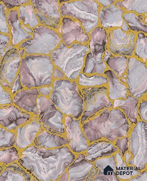 RG7059 | 10 Meter x 20.86 Inches Abstract Look PVC Wallpaper - 56.94 Sq. Ft | Minimum 15% wastage during installation