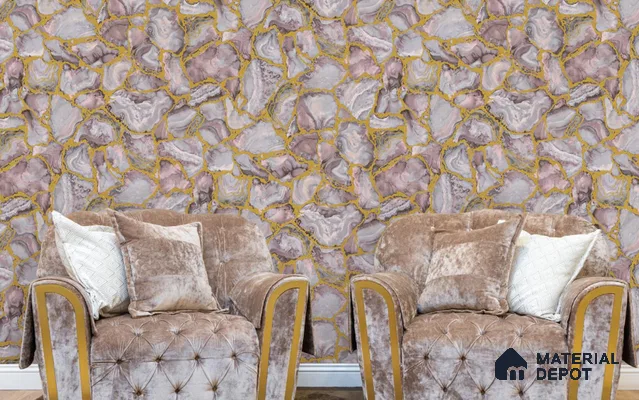 RG7059 | 10 Meter x 20.86 Inches Abstract Look PVC Wallpaper - 56.94 Sq. Ft | Minimum 15% wastage during installation