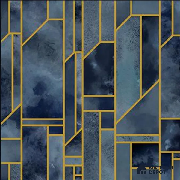 RG7062 | 10 Meter x 20.86 Inches Geometric Look PVC Wallpaper - 56.94 Sq. Ft | Minimum 15% wastage during installation
