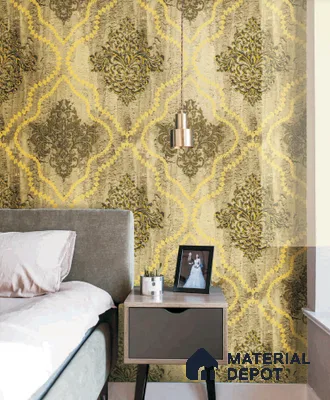 Rahira Series RH8005 10 Meter x 21 Inches Patterned look Wallpaper - 57.05 Sq. Ft. | Minimum 15% wastage during installation