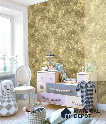 Rahira Series RH8017 10 Meter x 21 Inches Patterned look Wallpaper - 57.05 Sq. Ft. | Minimum 15% wastage during installation