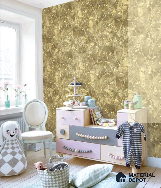 Rahira Series RH8017 10 Meter x 21 Inches Patterned look Wallpaper - 57.05 Sq. Ft. | Minimum 15% wastage during installation