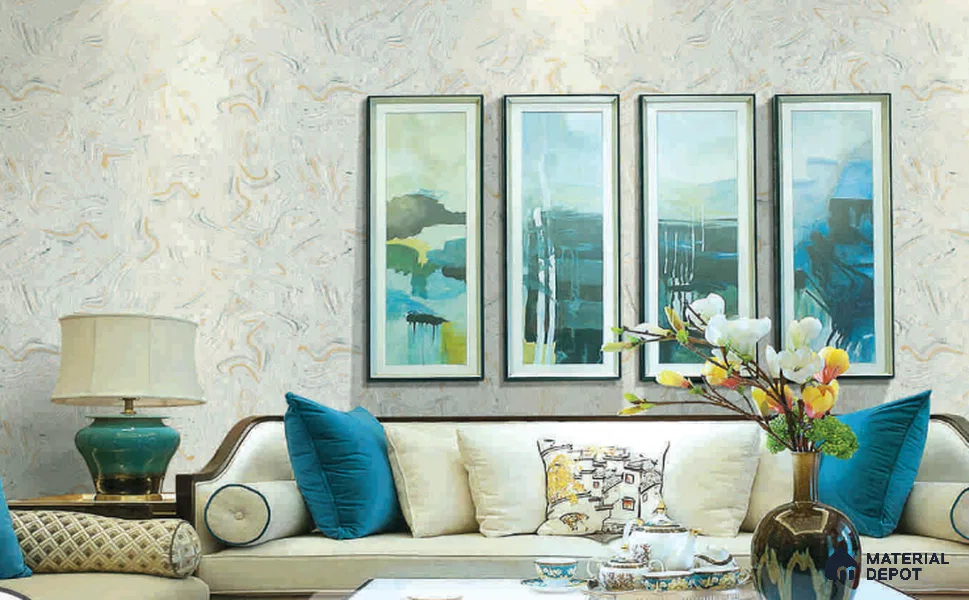 Rahira Series RH8023 10 Meter x 21 Inches Patterned look Wallpaper - 57.05 Sq. Ft. | Minimum 15% wastage during installation