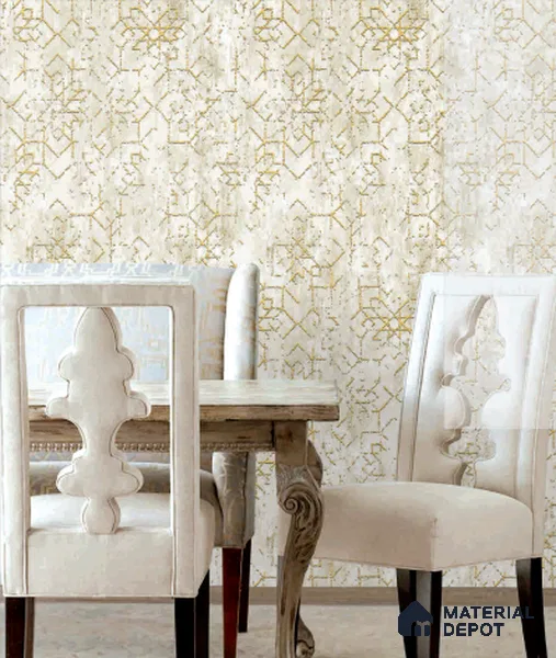 Rahira Series RH8025 10 Meter x 21 Inches Patterned look Wallpaper - 57.05 Sq. Ft. | Minimum 15% wastage during installation