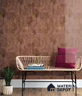 Rahira Series RH8033 10 Meter x 21 Inches Patterned look Wallpaper - 57.05 Sq. Ft. | Minimum 15% wastage during installation