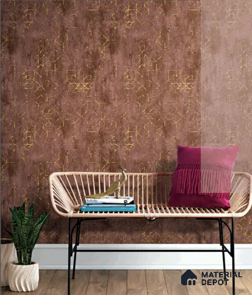 Rahira Series RH8033 10 Meter x 21 Inches Patterned look Wallpaper - 57.05 Sq. Ft. | Minimum 15% wastage during installation