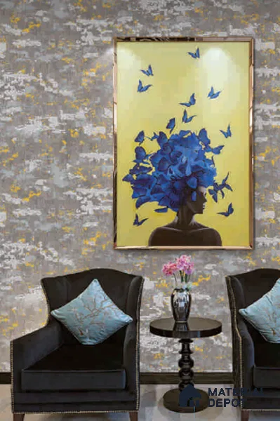 Rahira Series RH8051 10 Meter x 21 Inches Patterned look Wallpaper - 57.05 Sq. Ft. | Minimum 15% wastage during installation