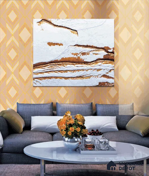 Rahira Series RH8061 10 Meter x 21 Inches Patterned look Wallpaper - 57.05 Sq. Ft. | Minimum 15% wastage during installation
