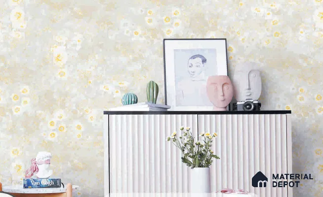 Rahira Series RH8014 10 Meter x 21 Inches Patterned look Wallpaper - 57.05 Sq. Ft. | Minimum 15% wastage during installation
