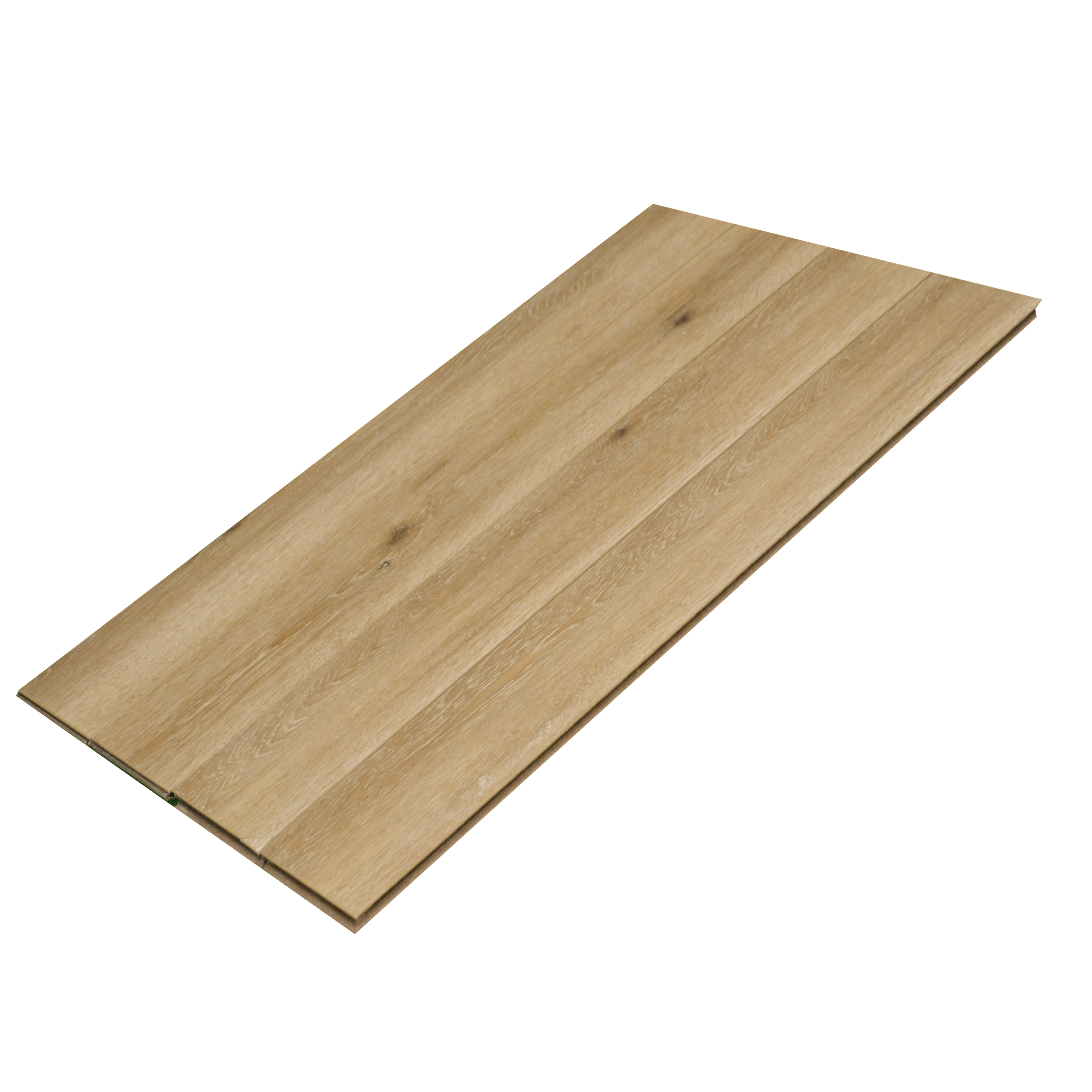 HDF Herringbone Laminate Wood Floor AC5 Class 33 Grade Lyca Oak Lime LF 00306 E 32 x 5 inch (808x125 mm) - 12 mm | Natural Wood Grain Surface | V Groove | Wax Coated | Unilin Click System with Special Beige Plank Backing | 12-15 Years Warranty