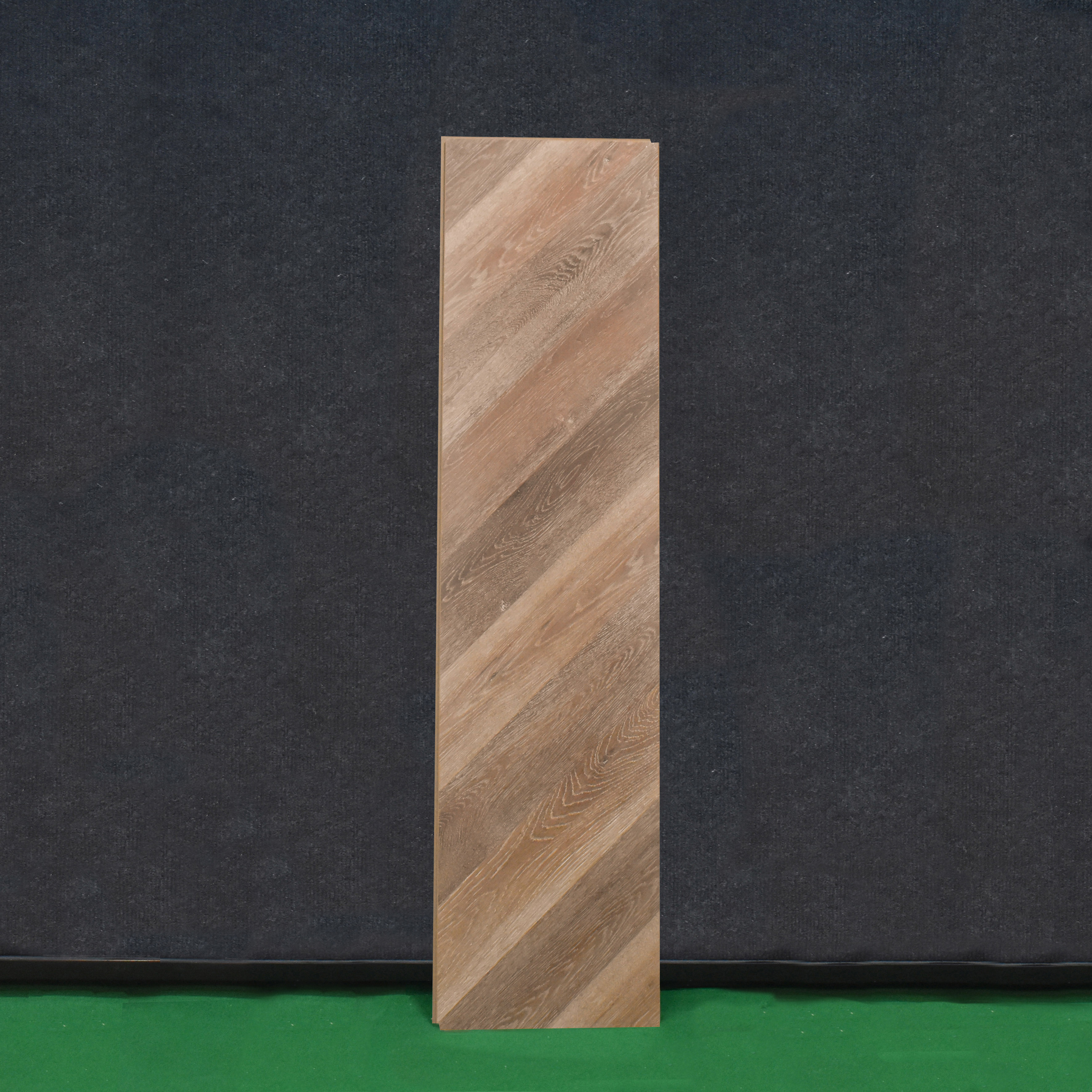 HDF Fish Bone Laminate Wood Floor AC5 Class 33 Grade Chevron Tuscan Harvest Neo LF 00302 D 48 x 12 inch (1220x300 mm) - 8 mm | Natural Wood Grain Surface | V Groove | Unilin Click Locking System Unilin Click Locking System with Moisture Resistant Yellow Backing | European Designs | 12-15 Years Warranty