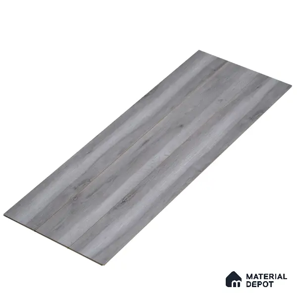 HDF Embossed Laminate Wood Floor AC4 Class 32 Grade Impulse Mountain Grey LF 00303 G 48 x 8 inch (1215x195 mm) - 8 mm | Embossed Natural Wood Surface | Square Edge | Arc Click Locking System with Moisture Resistant Yellow HDF Board | 7-10 Years Warranty