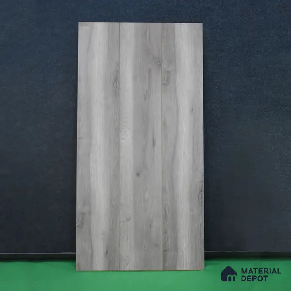 HDF Embossed Laminate Wood Floor AC4 Class 32 Grade Impulse Mountain Grey LF 00303 G 48 x 8 inch (1215x195 mm) - 8 mm | Embossed Natural Wood Surface | Square Edge | Arc Click Locking System with Moisture Resistant Yellow HDF Board | 7-10 Years Warranty