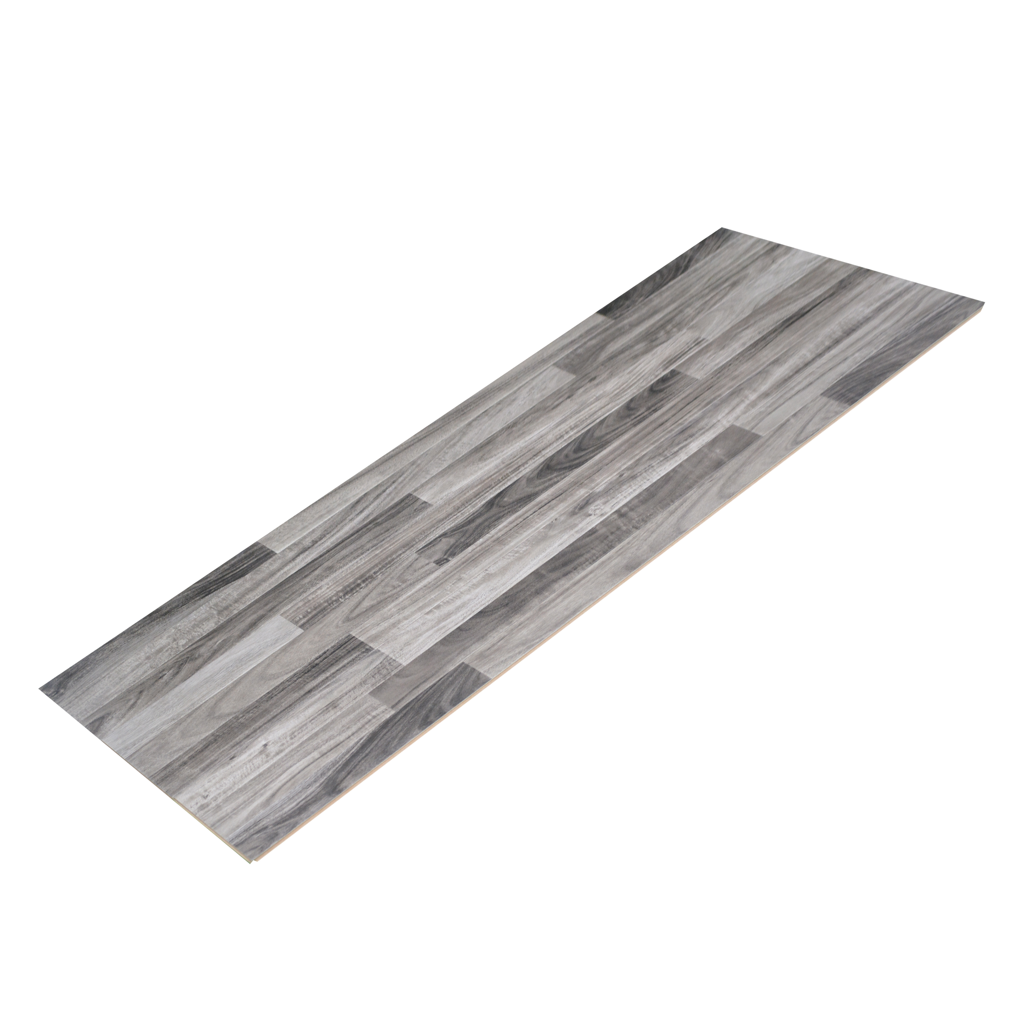 HDF Glossy Finish Embossed Laminate Wood Floor AC4 Class 32 Grade Adam Rustic Grey LF 00305 B 48 x 8 inch (1215x196 mm) - 8 mm | Embossed Natural Wood Surface | U Groove | Arc Click Locking System with Moisture Resistant Yellow Backing | 7-10 Years Warranty