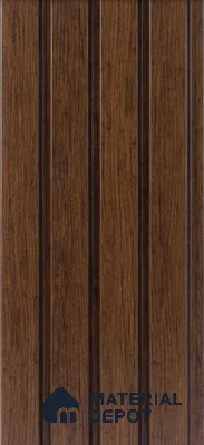 Brown Wooden Louver  4504 8 ft x 4.9 inch Charcoal Panel - 11 mm | Suitable for Feature Wall, TV Unit & Living Room | Width is Subjected to 5% Variation