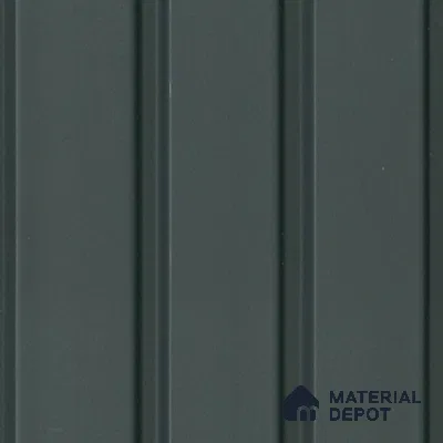 Grey Plain Colour Louver  4505 8 ft x 4.9 inch Charcoal Panel - 11 mm | Suitable for Feature Wall, TV Unit & Living Room | Width is Subjected to 5% Variation