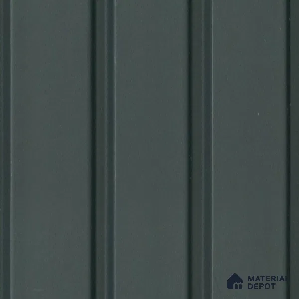 Grey Plain Colour Louver  4505 8 ft x 4.9 inch Charcoal Panel - 11 mm | Suitable for Feature Wall, TV Unit & Living Room | Width is Subjected to 5% Variation