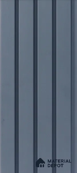 Grey Plain Colour Louver  4505 8 ft x 4.9 inch Charcoal Panel - 11 mm | Suitable for Feature Wall, TV Unit & Living Room | Width is Subjected to 5% Variation