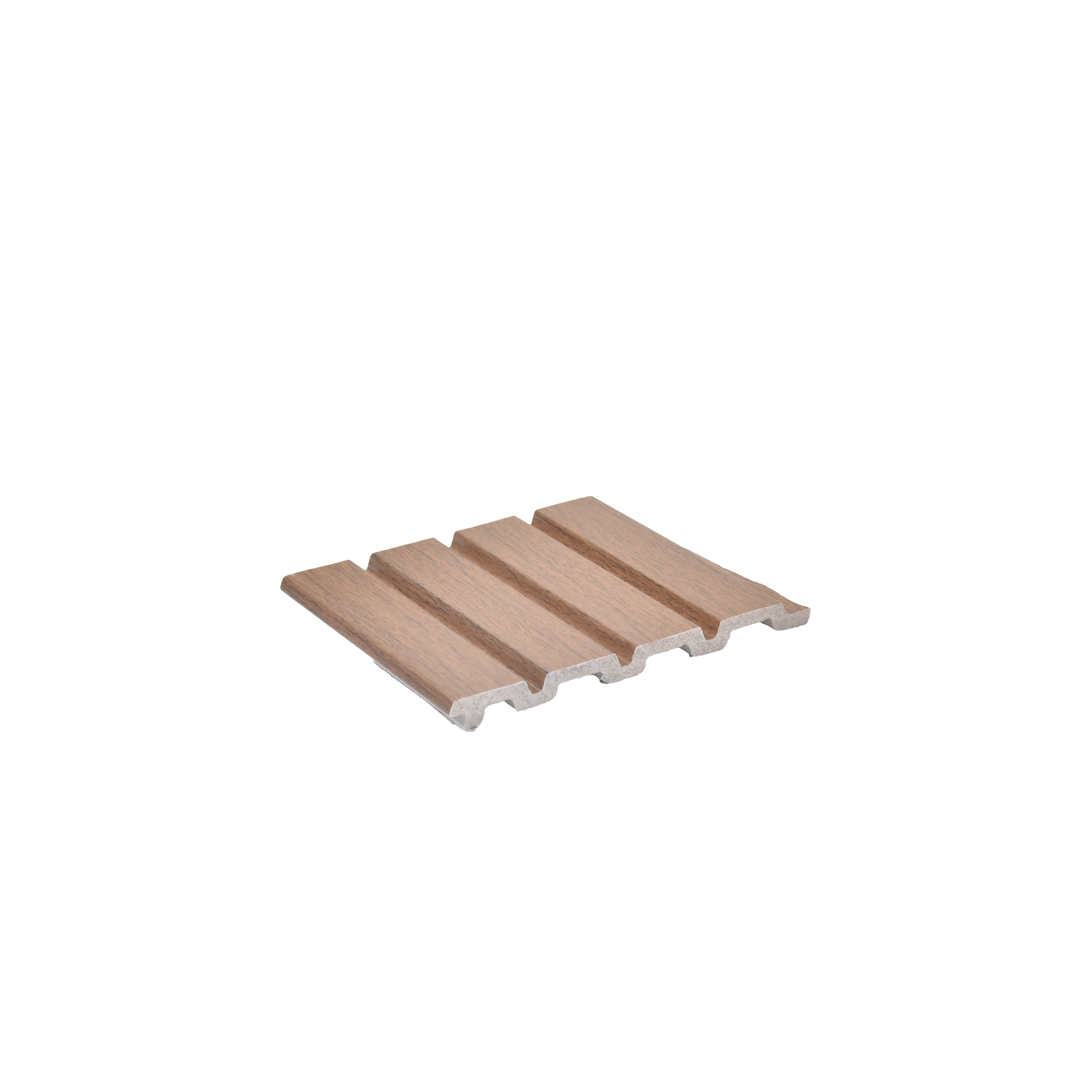 Brown Wooden Louver 4507 8 ft x 4.9 inch Charcoal Panel - 11 mm | Suitable for Feature Wall, TV Unit & Living Room | Width is Subjected to 5% Variation