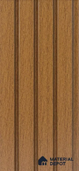 Brown Wooden Louver 4507 8 ft x 4.9 inch Charcoal Panel - 11 mm | Suitable for Feature Wall, TV Unit & Living Room | Width is Subjected to 5% Variation
