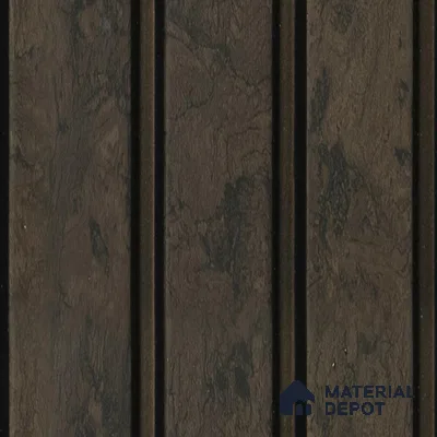 Brown Rustic Louver  4508 8 ft x 4.9 inch Charcoal Panel - 11 mm | Suitable for Feature Wall, TV Unit & Living Room | Width is Subjected to 5% Variation